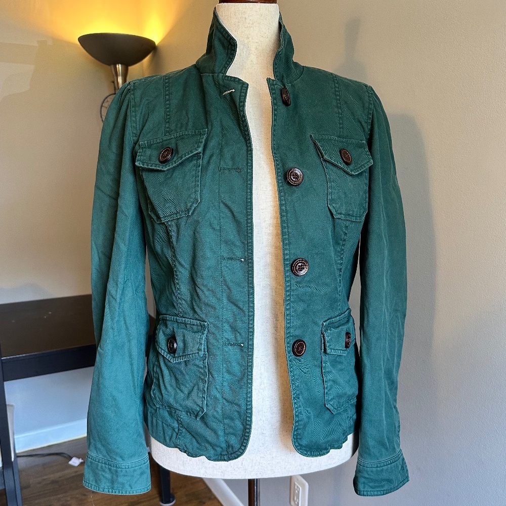 Vintage Gap Fall Lined Distressed Jacket - image 2